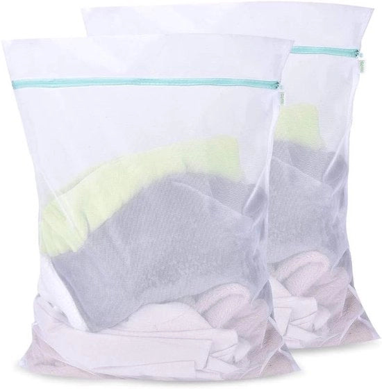 Set di salviette riutilizzabili da 2 pezzi - Grande formato per lavaggio delicato