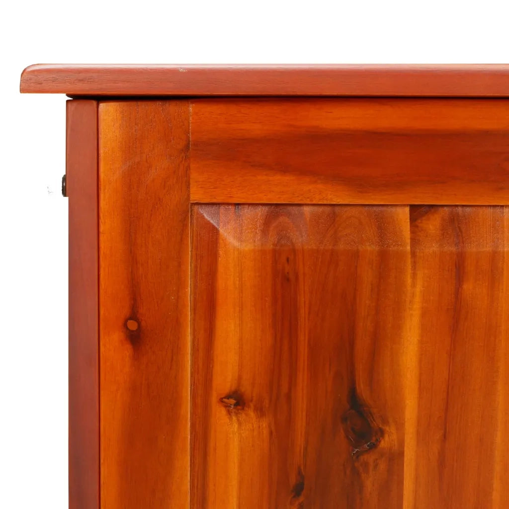 Cassapanca con Coperchio-Baule-Armadietto contenitore Marrone in Legno Massello di Acacia 924757