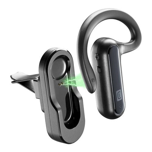 Cellularline car flat auricolare bluetooth® mono con supporto auto - BTCARFLATK