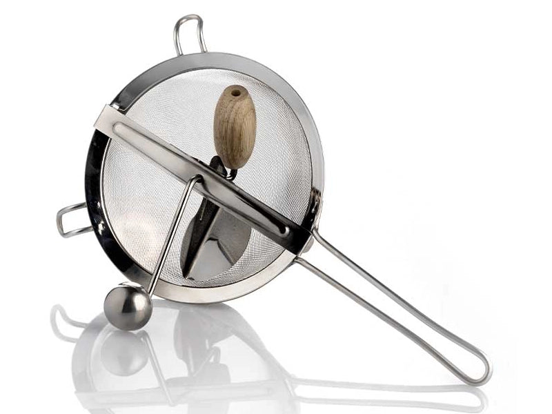 Passacolino 400 diametro 20 cm in acciaio inox con retina fine O.M.A.C.