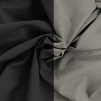 Copripiumino Piazza E Mezza con Sacco e Federe in Tinta Unita Double Face Linea Zoe Cioccolato e Sabbia