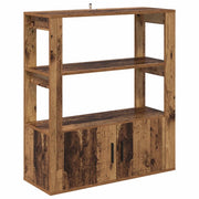 Credenza | Madia | Buffet da pranzo | Armadio da pranzo Legno vecchio 30 x 80 x 90 cm Legno multistrato
