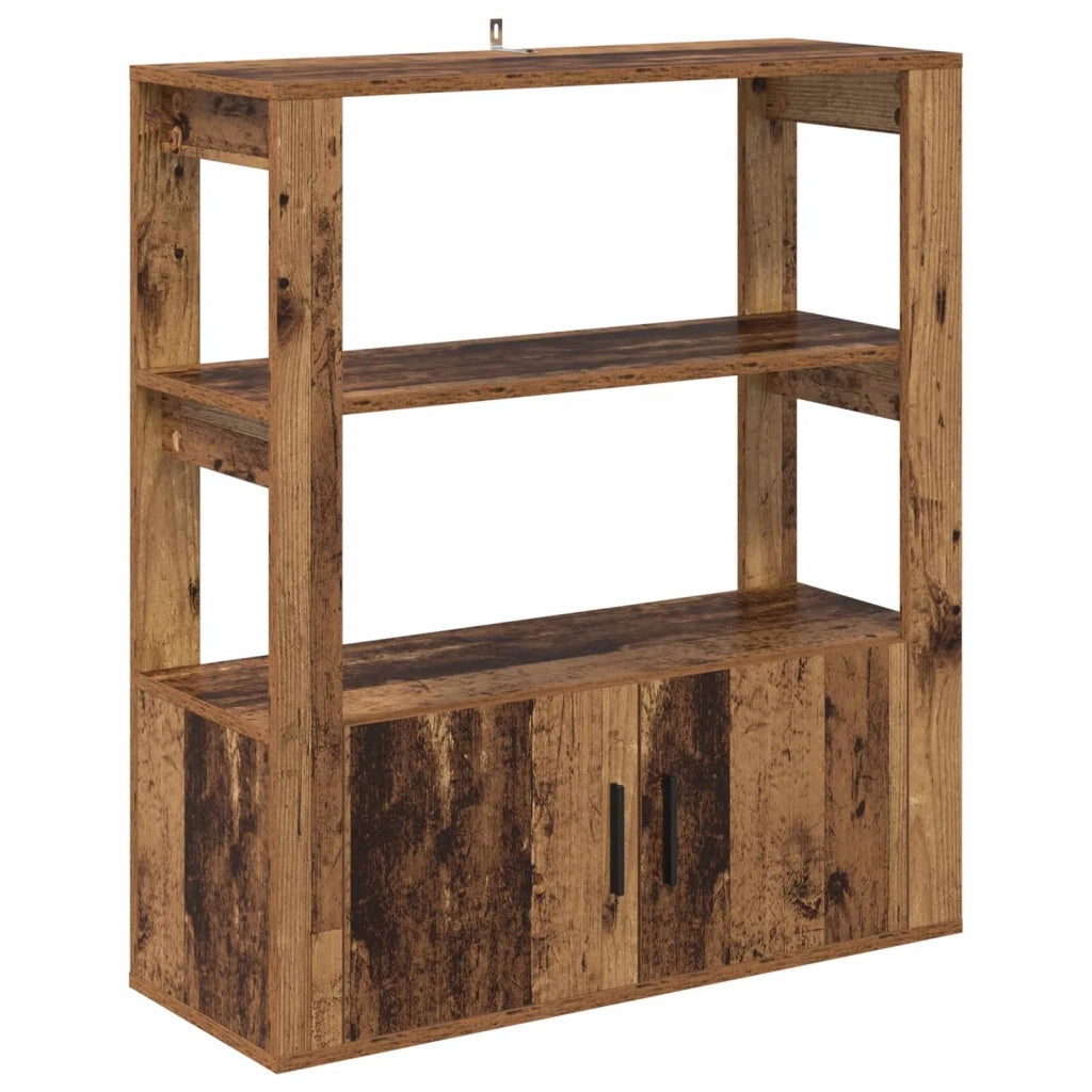 Credenza | Madia | Buffet da pranzo | Armadio da pranzo Legno vecchio 30 x 80 x 90 cm Legno multistrato