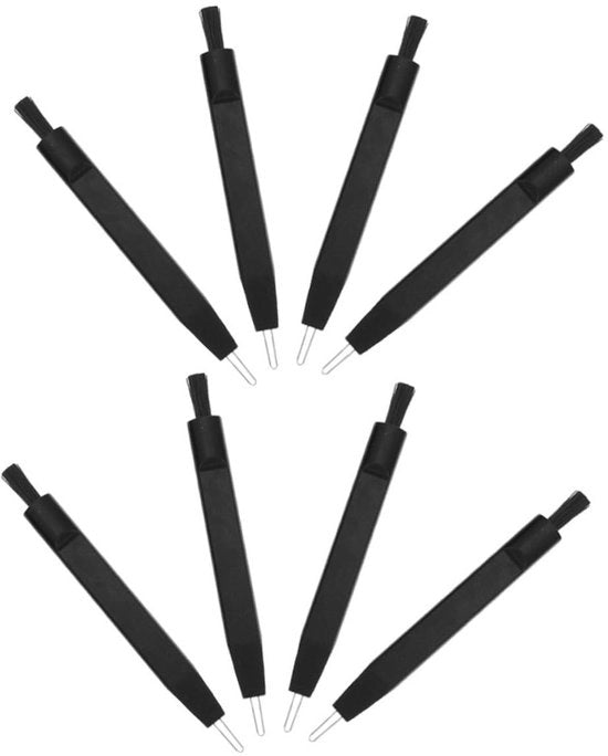 Set di pulizia 8 pezzi - uncino a forma di U - set di spazzole per pulizia - accessori per apparecchi acustici - pulizia mirata - compatibile con apparecchi - pulitore per apparecchi acustici