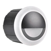 Lampada LED segnapasso tonda 3W 4000K IP44 grafite Polux