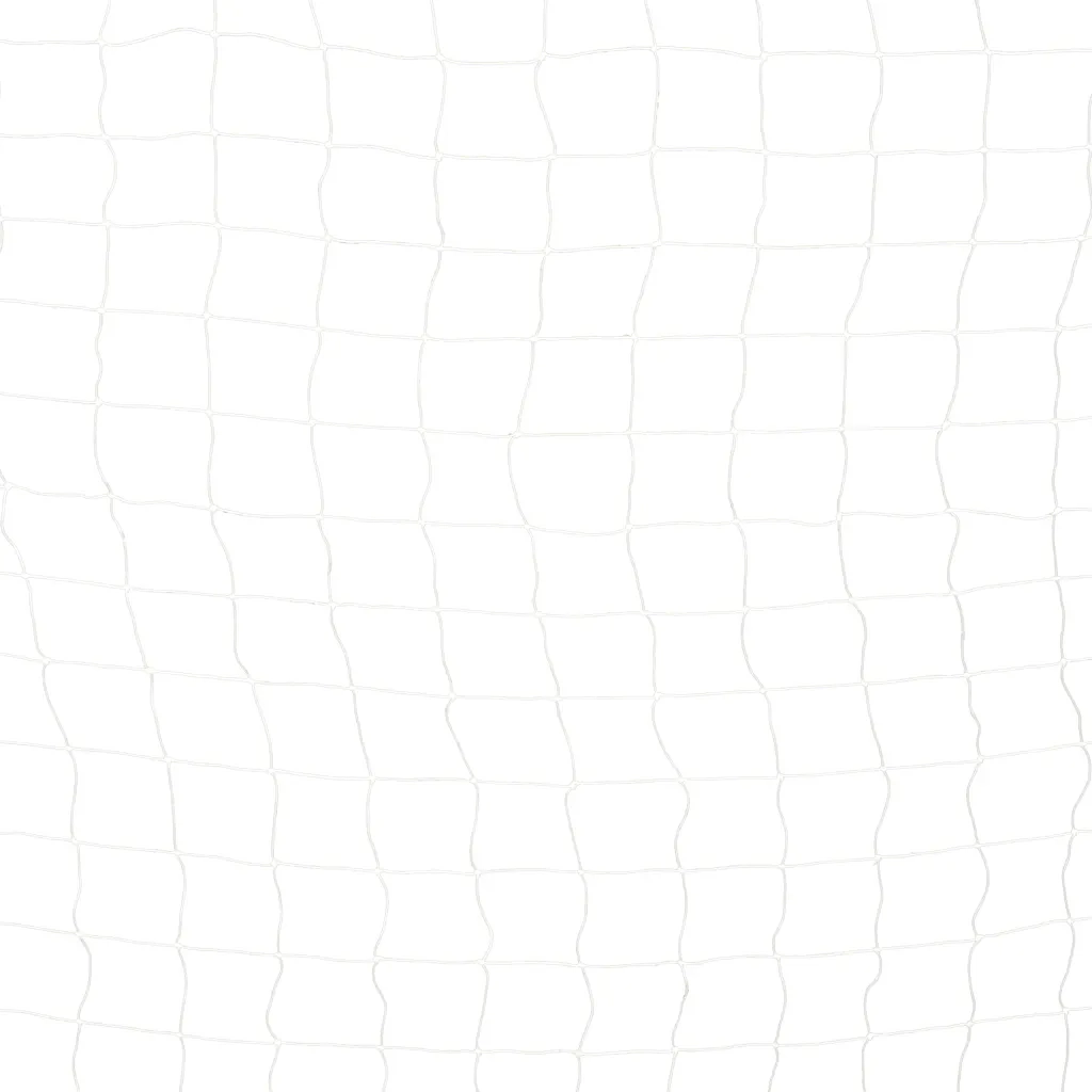 Porta da Calcio 300x200x90 cm in Metallo Bianco e Nero 91954
