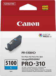 Canon PFI-5100 C cartuccia d'inchiostro 1 pz Originale Ciano