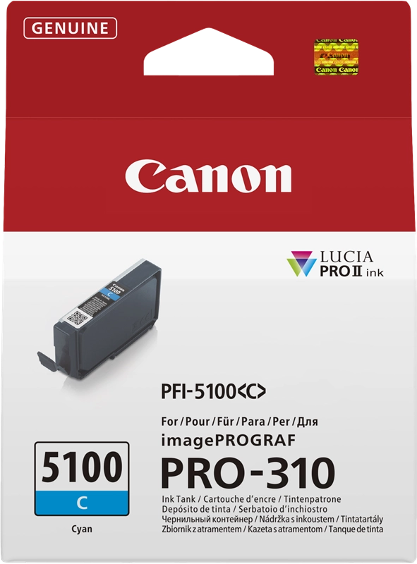 Canon PFI-5100 C cartuccia d'inchiostro 1 pz Originale Ciano