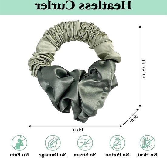 Sciarpe a onde senza calore per capelli.