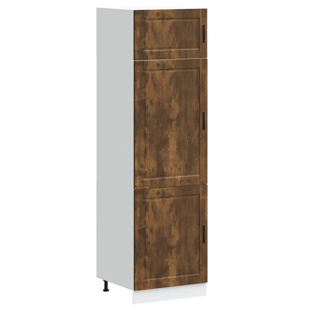 Armadio da Cucina Porto Rovere Fumo in Legno Multistrato