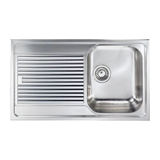 CM Zenith plus 86 x 50 1V Lavello montato su piano Rettangolare Acciaio inossidabile