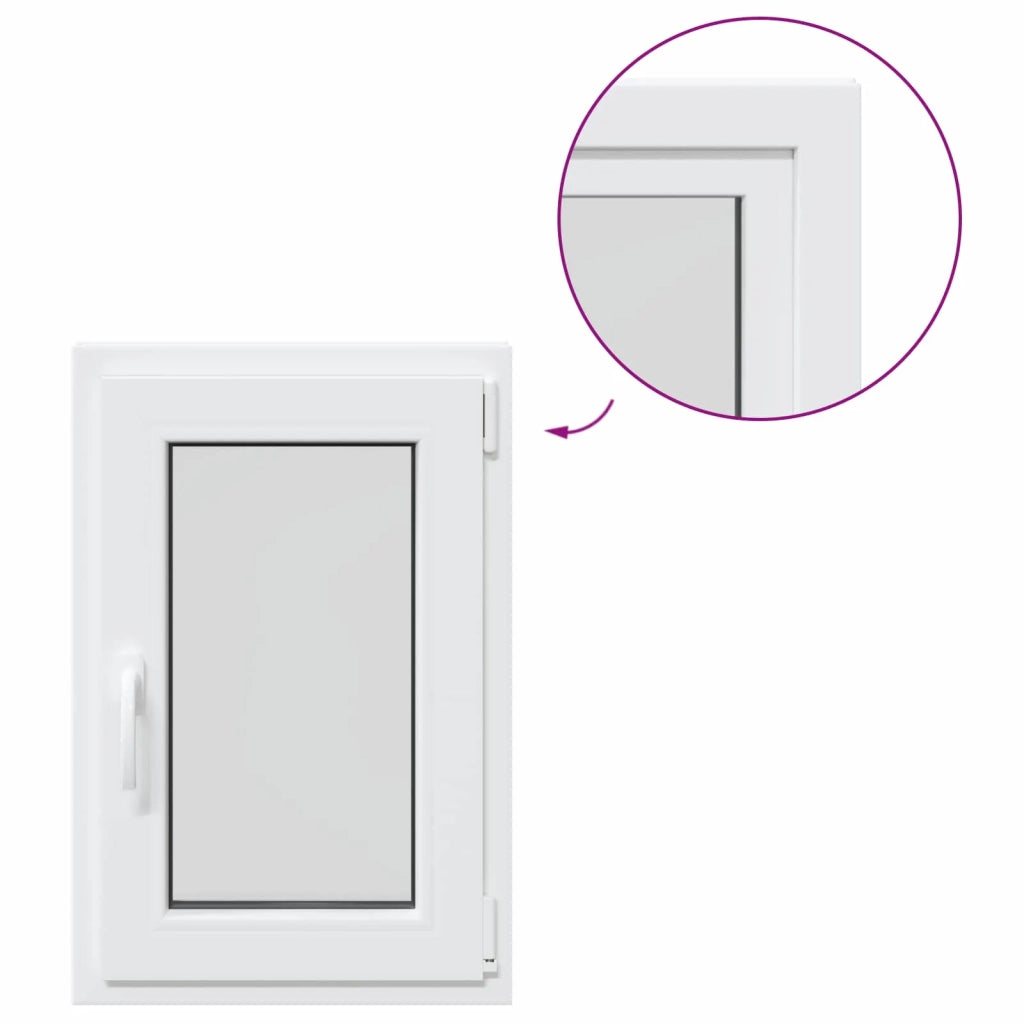 Finestra per Soffitta RISOR 50 x 75 cm PVC e Vetro Bianco CFW9506940