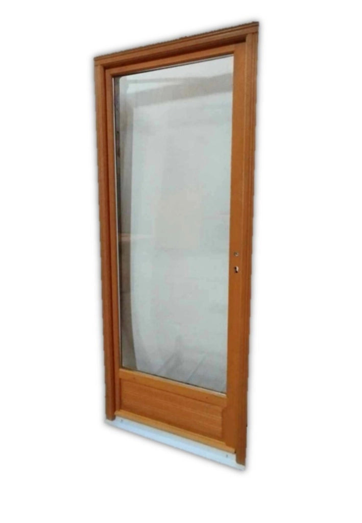 Porta in legno a un'anta Altezza 215 X Larghezza 80 Guida a destra (dimensioni della tabella) senza maniglia
