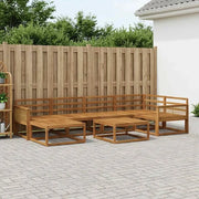 Set di divani da esterno 7 pcs Naturale 3382727