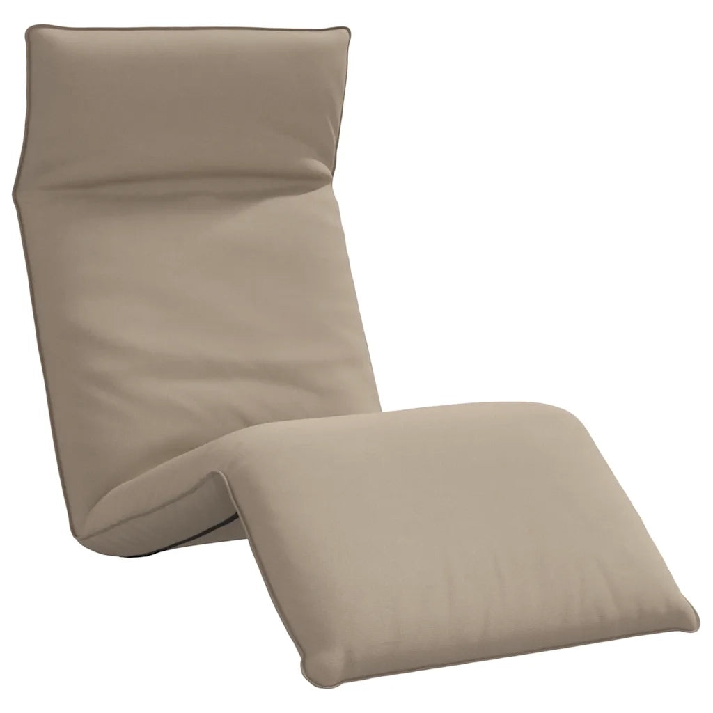 Sdraio da giardino | Lettino Pieghevole Tortora 175x54x8,5 cm in Tessuto Oxford