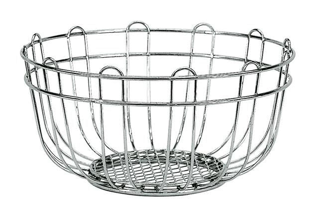 Centrotavola a filo in metallo cromato kitchen 24 cm artex