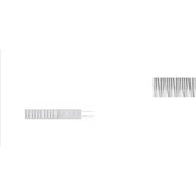 Fettuccia Arricciatenda - Fascia per Tende - Nastro Trasparente Vendita al Metro lineare (FET-027 Altezza 6,5CM)