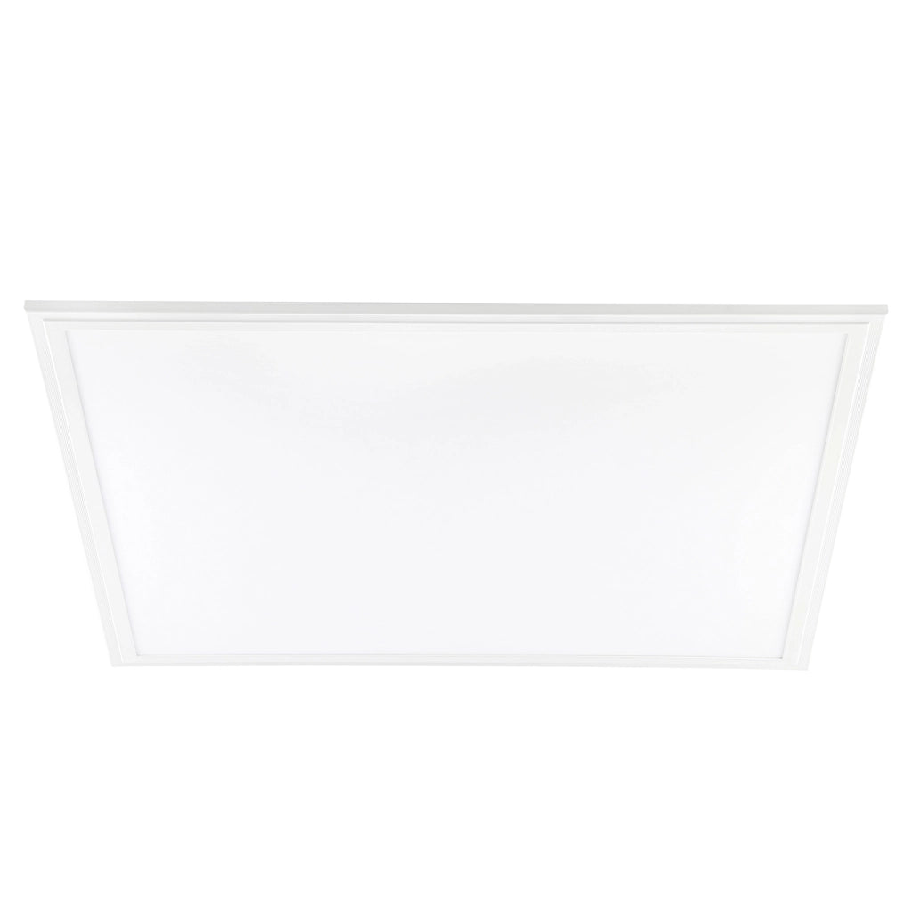 Plafoniera Moderna Salobrena 1 Alluminio Bianco Luce Led Integrato 33W