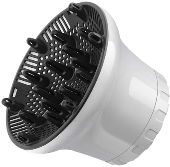 Diffusore universale per asciugamano, accessorio per asciugamano, adatto per asciugamani con bocchetta da 3,5 a 6,5 cm, accessorio per asciugamano per lo stile di capelli ricci o ondulati.