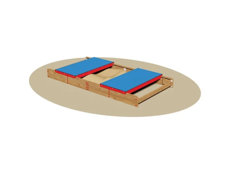 Sabbiera Colorado 814 Giochipark legno pino nordico EN 1176 2-8 anni 400x200x40h