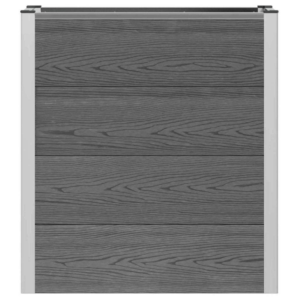 Letto rialzato da giardino Grigio 75 x 30 x 22 cm 42039086