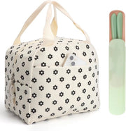 Borsa portasnack per donne - 26 x 18 x 21 cm - borsa a sacchetto riutilizzabile - borsa per portasnack per la strada - lavoro - scuola - picnic