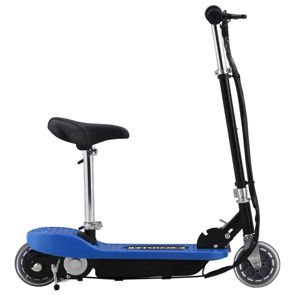 Monopattino elettrico con sedile 120 watt blu 02_0004597