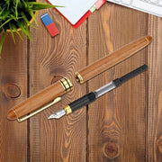 Penna stilografica in bambù con punta per calligrafia gotica, araba e corsiva (19 mm)