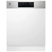 Electrolux EEA47201IX Serie 300 Lavastoviglie Incasso Parziale 13 coperti Classe E AirDry Inverter 44 dB (82x60x57 cm) colore Inox