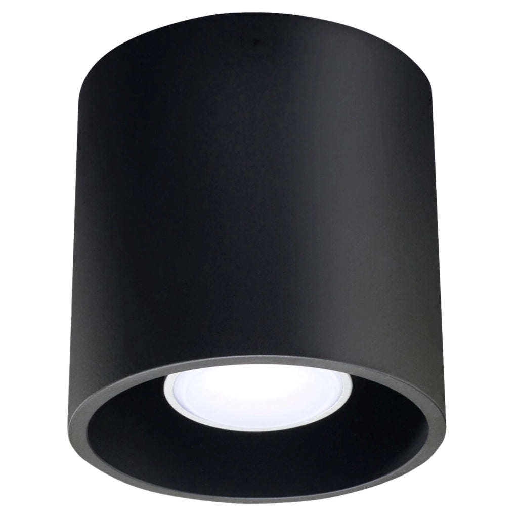 Spot da soffitto RONDEO 1 nero GU10 metallo Pure Lume
