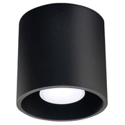 Spot da soffitto RONDEO 1 nero GU10 metallo Pure Lume