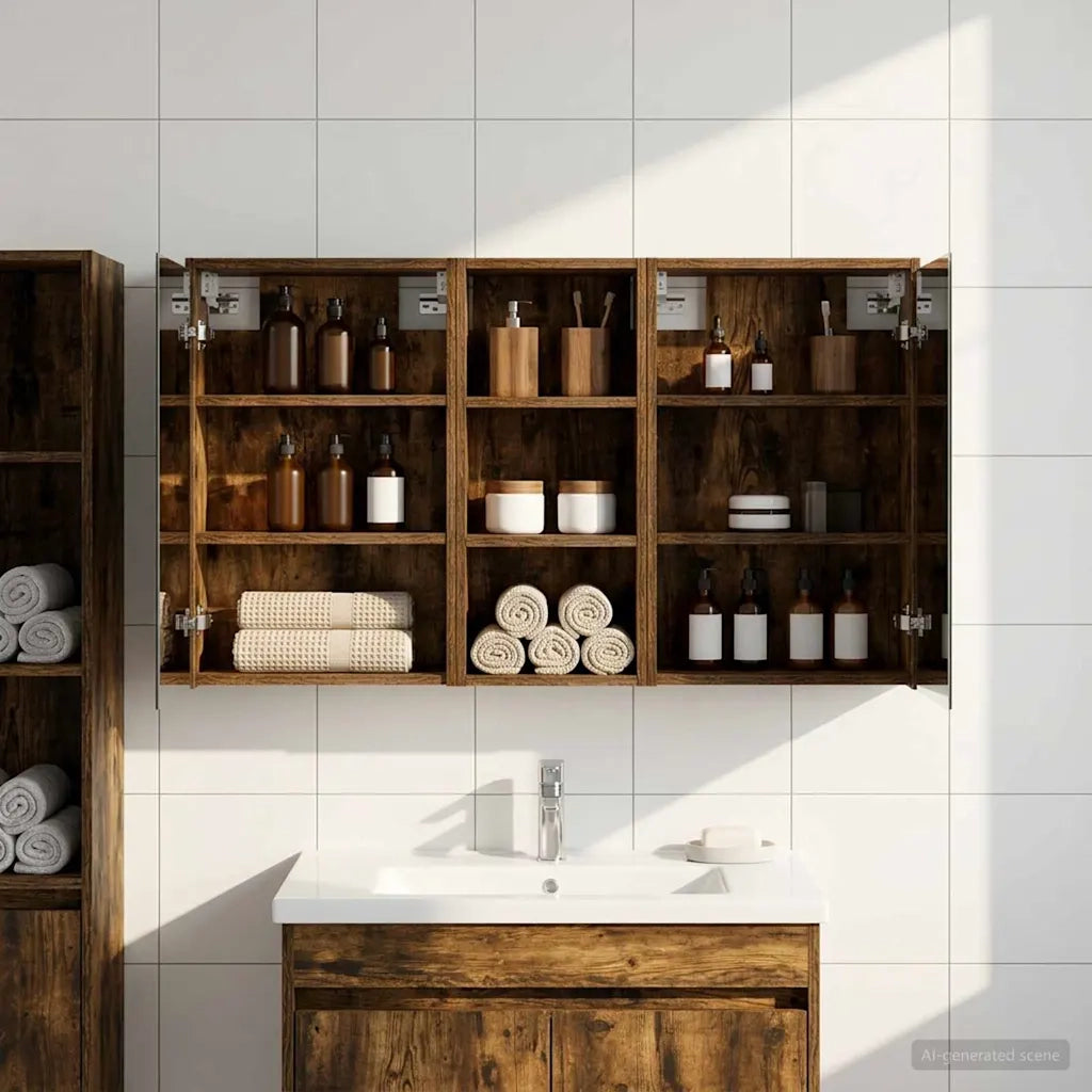 Set di Armadi da Bagno 3 pcs 116 x 16 x 62,5 cm 3403812