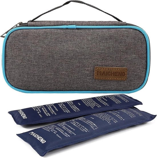 Case per Insuline con Pannello per Gel per Viaggi - Contenitore per Insuline e Flaconi