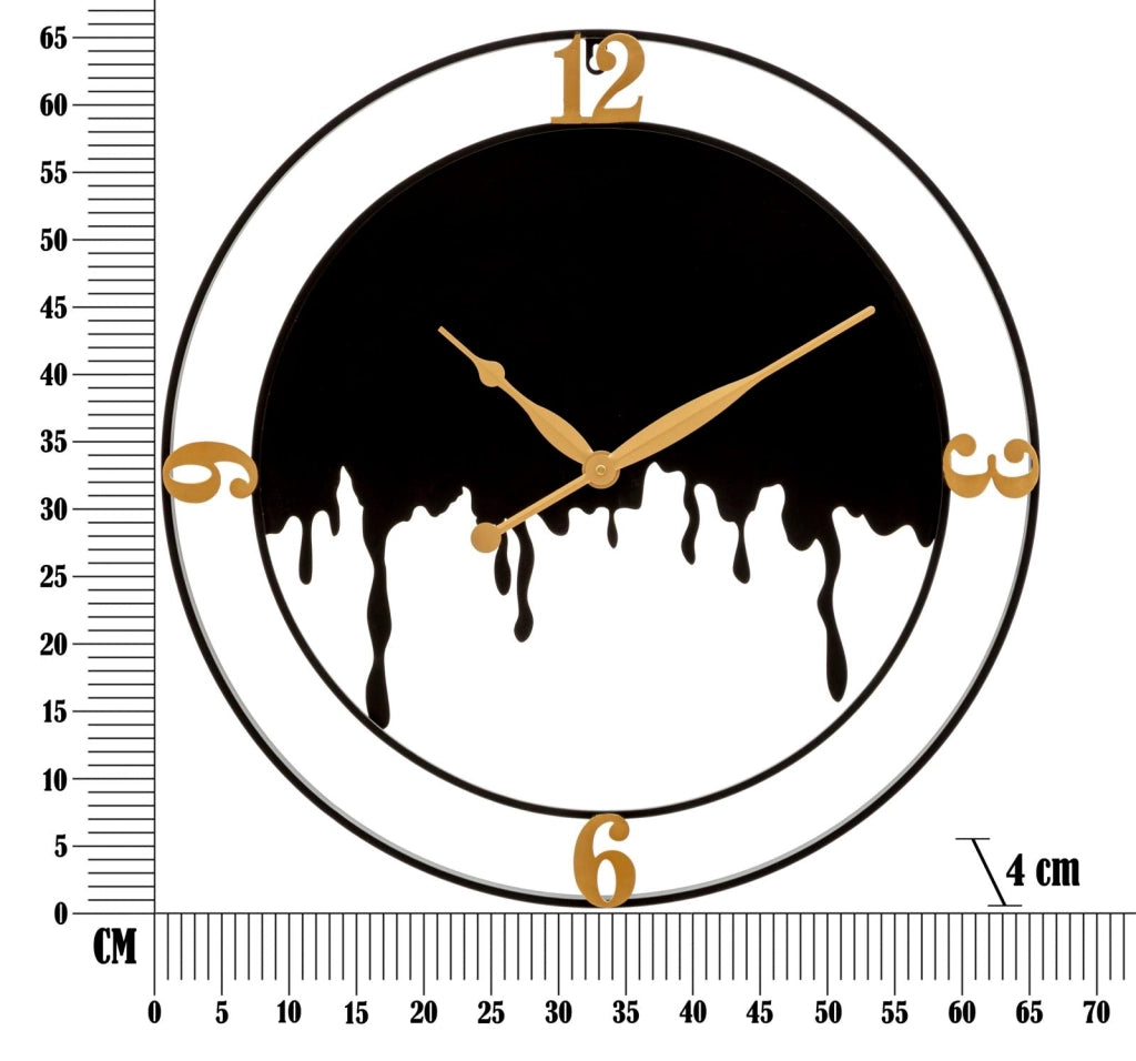 Orologio da Parete Ø66 cm Splash in Ferro