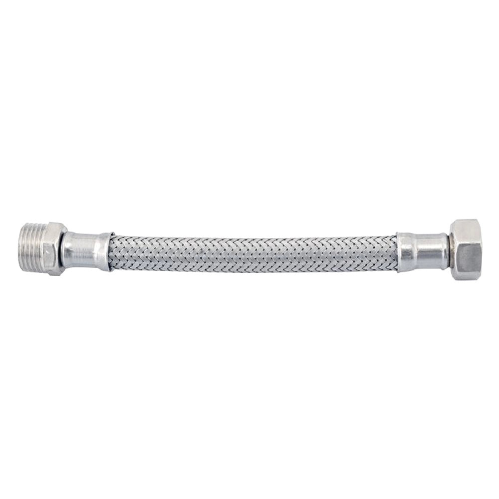 10pz flessibile per monocomando maschio prolungato cm 40 - m 1/2 x 1/2 f cod:ferx.204891nlm