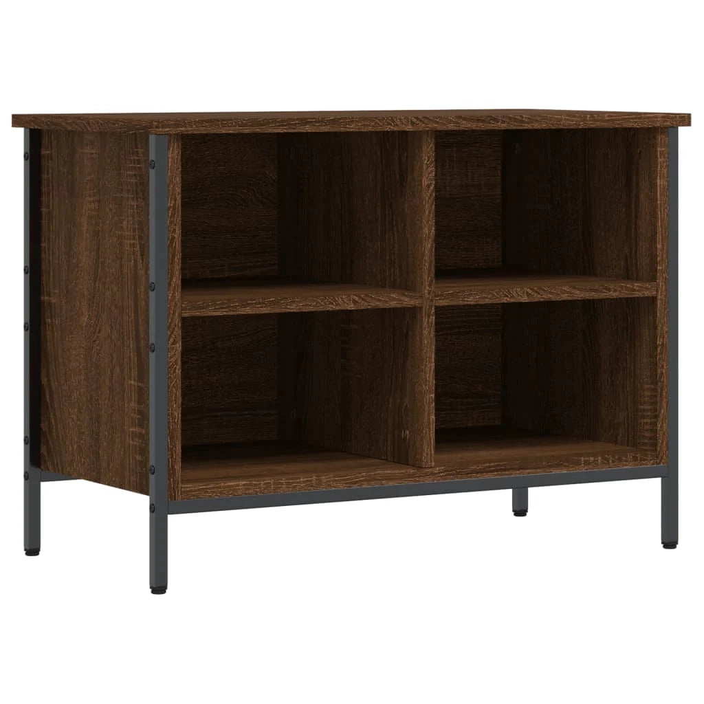 Scarpiera mobiletto portascarpe mobile per ingresso/corridoio/soggiorno 69 x 35 x 50 cm legno ingegnerizzato marrone 02_0021647