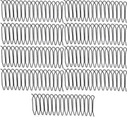 Kit di lavorazione capelli a 9 pezzi - Spazzola flessibile - Clip capelli a U - Manico regolabile in metallo - Presa sicura con denti a forma di golf