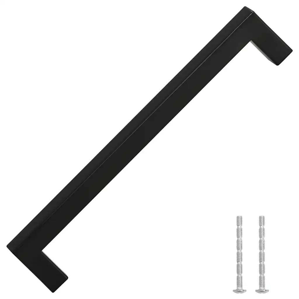 Maniglie per Mobili 5 pz Nere 192mm in Acciaio Inox CFW6123712