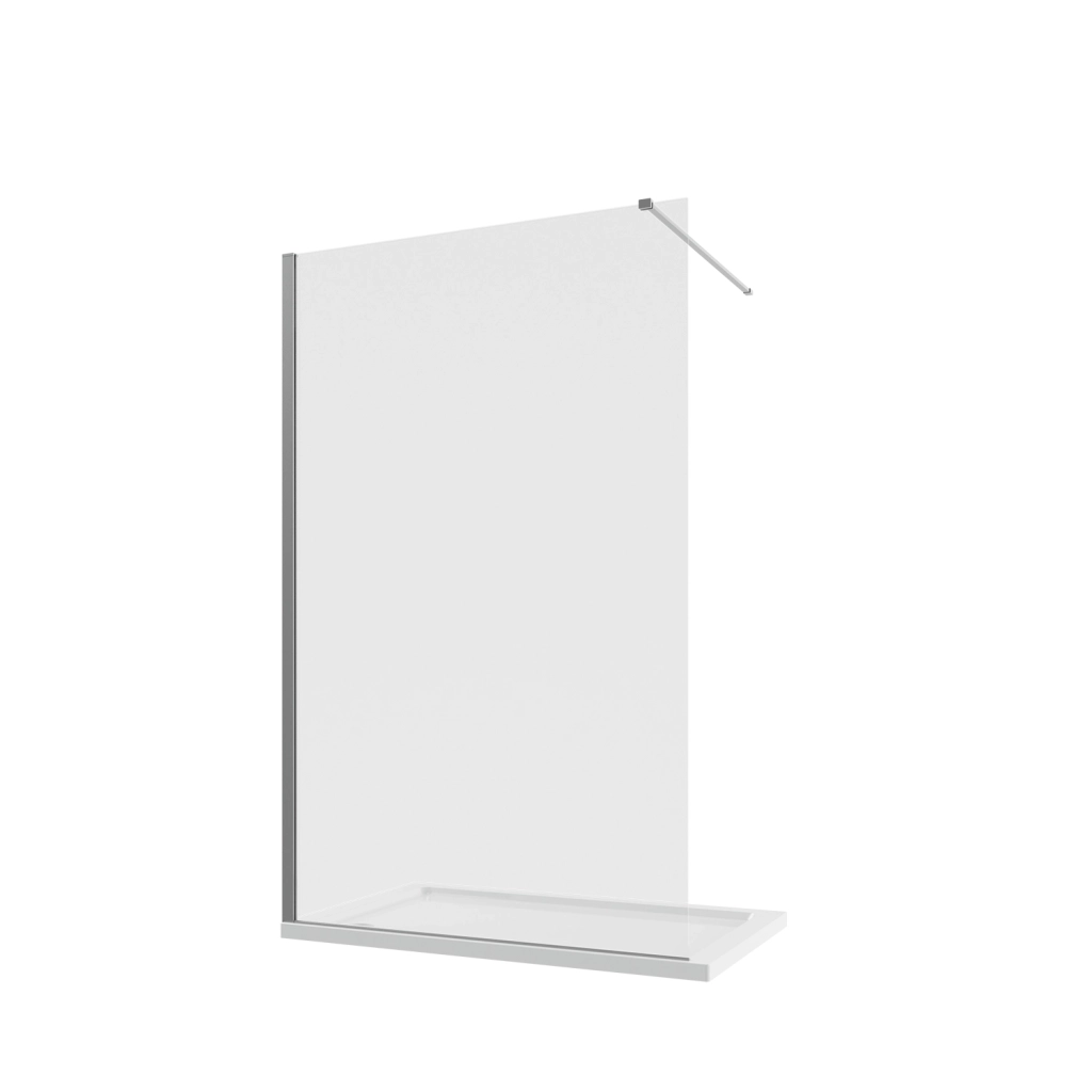 Parete doccia walk-in 110 cm 8mm trasparente anticalcare h200 | Lazaros