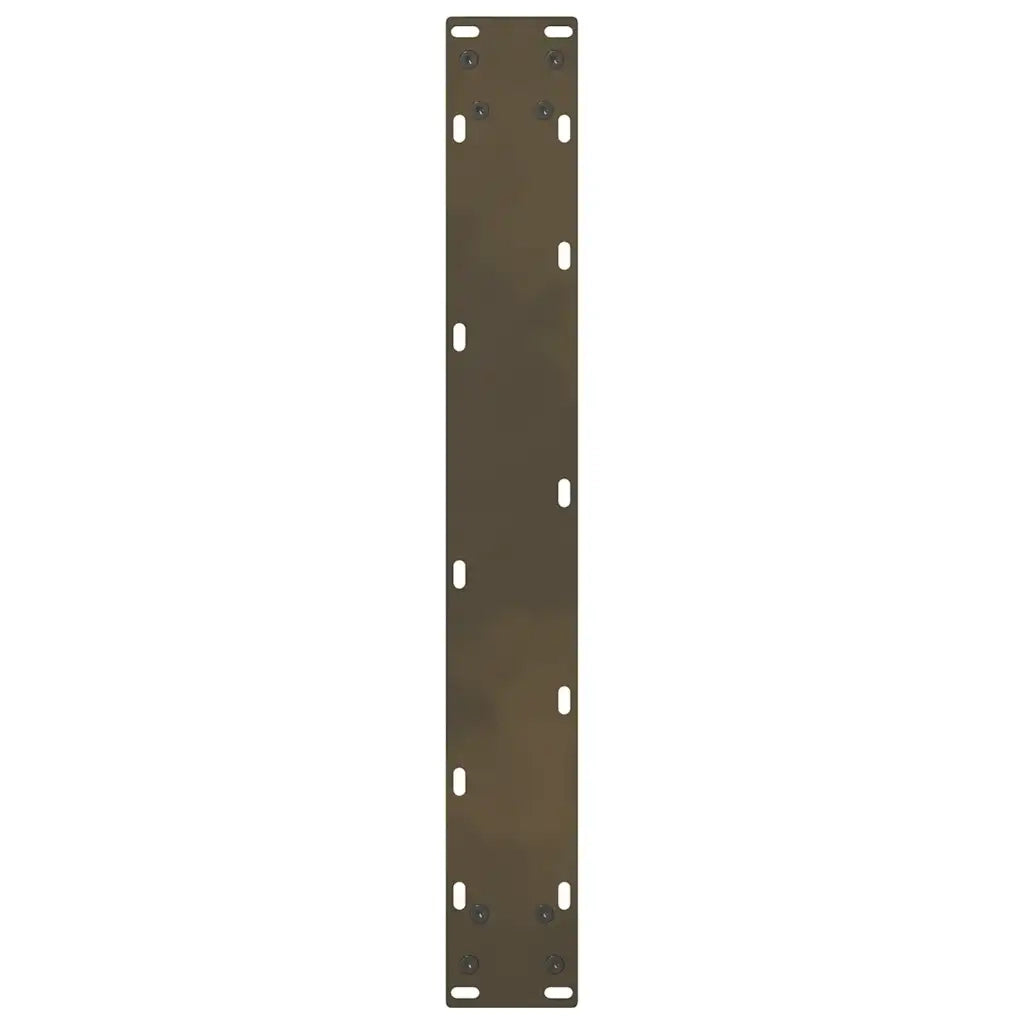Gambe per tavolo da bar in acciaio naturale 2 pz 60x(110-111) cm in acciaio 4013359