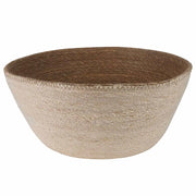 Fioriere | Cassetta per fiori | Vaso da fiori con manici Bianco ? 32 x 32 cm 100% Erba marina