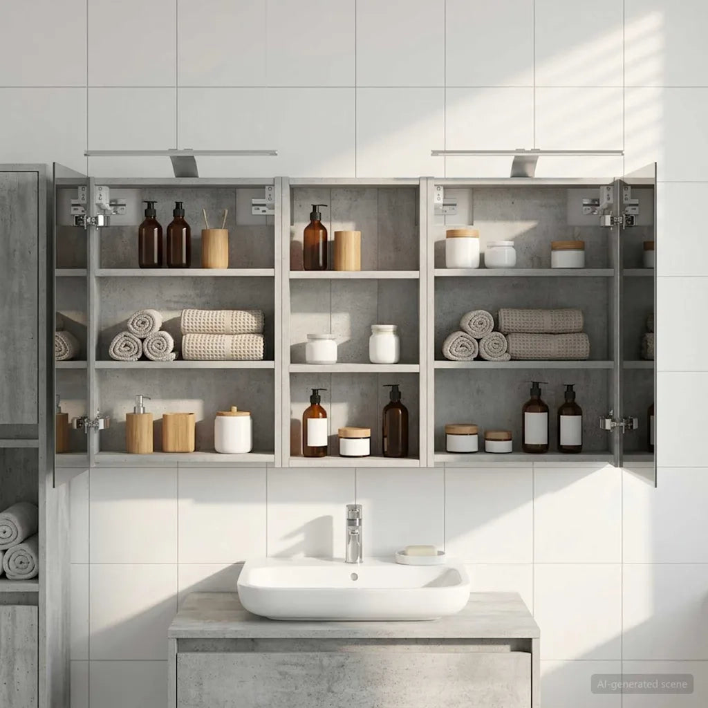 Set di Armadi da Bagno 3 pz 110 x 10,5 x 60,5 cm 3403723