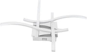 Lampadario Moderno Led Plafoniera Da Soffitto Luce Calda 35W Onda Rami LUCE CALDA