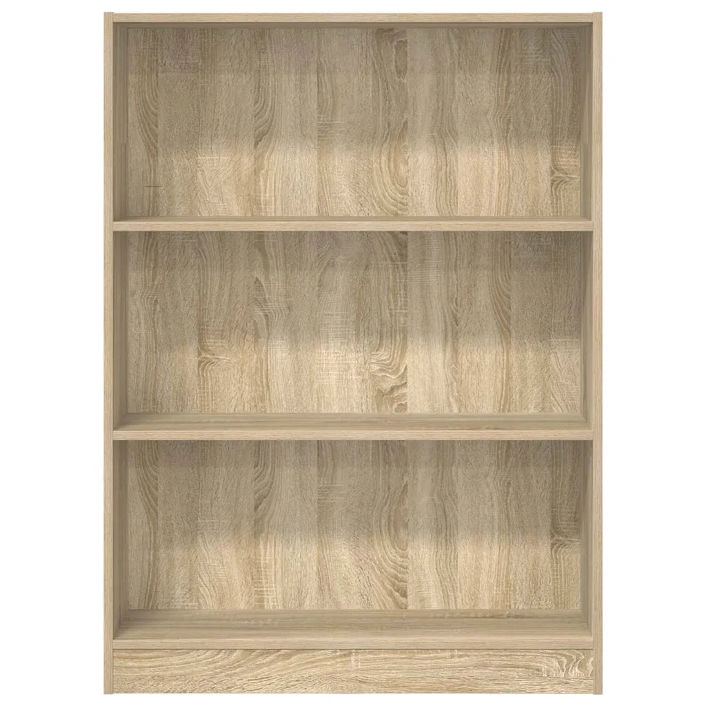 Libreria Rovere Sonoma 80x24x109 cm in Legno Multistrato 857837