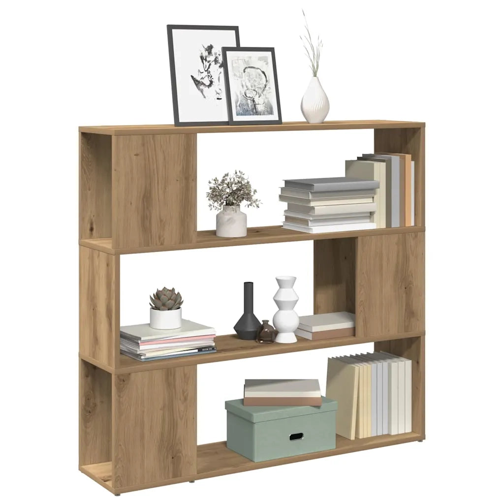 Libreria/Divisorio in Rovere Artigianale 100x24x94 cm