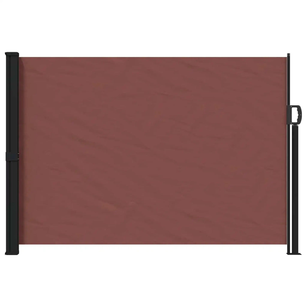 Tenda laterale retrattile Marrone 300 x 170 cm Poliestere
