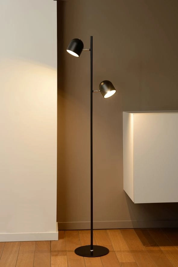 Lampada terra Lucide Skanska LED nera 5W 3000K 450lm
