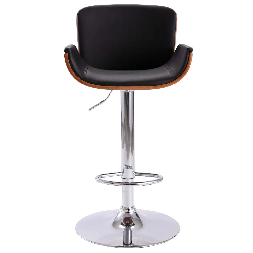 Sgabello da Bar Nero in Similpelle cod mxl 64345