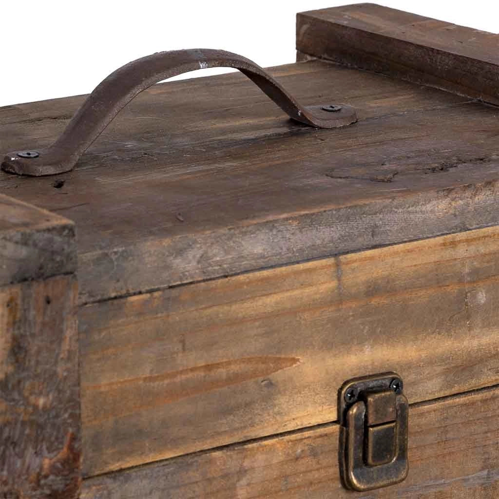 Scatola in legno 48x24x46h cm