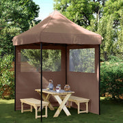 Tenda Party Marrone 200 x 200 x 306 cm Tessuto Oxford 42023526